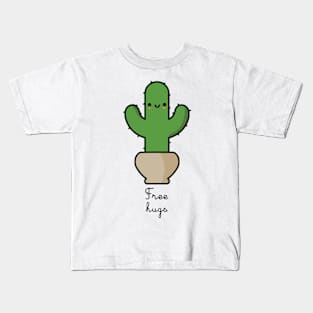 Cactus free hugs Kids T-Shirt